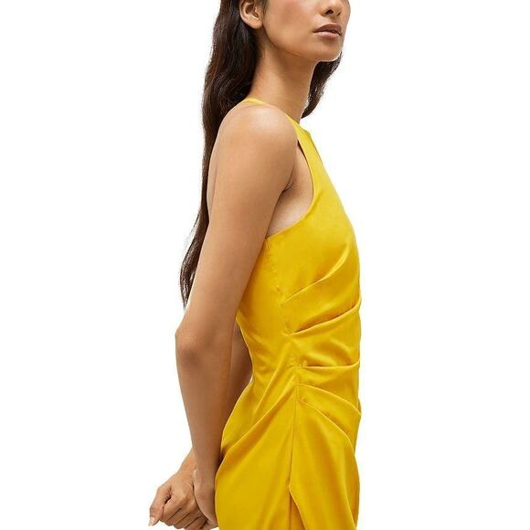 Marella Elegia Dress Yellow Size 6 NWT - Picture 2 of 4